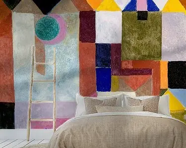 Colorful Architecture (1917) door Paul Klee Szybka dostawa