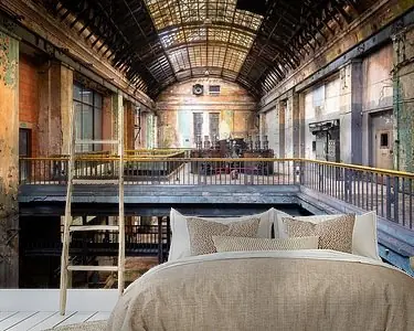 Verlaten Industrie in Verval. Rabat