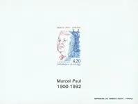 Promocja Frankrijk ongeperforeerde souvenir velletje 2777a