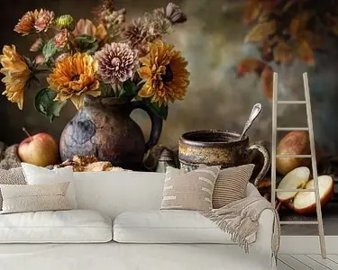 Appeltaart met Kaneel en Koffie - Tijdloos Stilleven Oferta limitowana