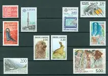 Nowość Frans Andorra - Jaarset1988 - Postfris - YT 366/75