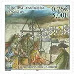 Zamów teraz Frans Andorra - La Cuina - Postfrisse postzegel