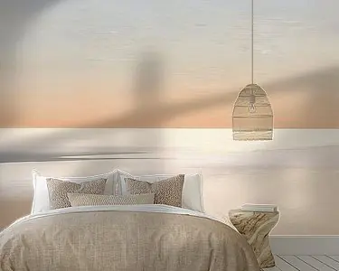 Beige Schilderij Whispering Meadows | Natuur Tani