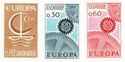 Frans Andorra 1966/1967 - YT 178/180 - Postfris Ekspresowa dostawa