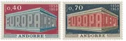 Wyprzedaż Frans Andorra 1969 - YT 194/195 - Postfris