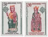 Frans Andorra 1974 - YT 237/238 - Postfris Oferta limitowana