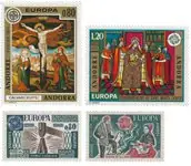 Tani Frans Andorra 1975/1976 - YT 243/244+253/254 - Postfris