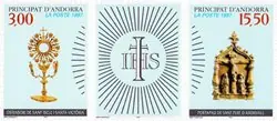 Ostatnia szansa Frans Andorra 1987 - MICHEL 512-513 - Postfris