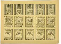 Frankrijk stakings zegels Saumur 1953 - velletje Niska cena