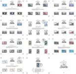 Frankrijk- Philatelic treasures 2021 - Gestempelde serie Ekspresowa dostawa