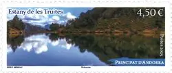 Frans Andorra - Estany de les Truites - Postfrisse postzegel Najlepsza cena