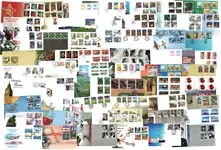 Gibraltar - 57 verschillende FDC's met series Darmowa dostawa