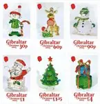 Darmowa dostawa Gibraltar - Kerstmis 2025 - Postfrisse serie van 6