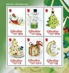 Popularny Gibraltar - Kerstmis 2025 - Postfris souvenirvelletje