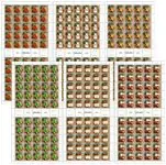 Gibraltar - Michel 1764-1769 - 6 complete vellen -Postfris Oferta