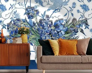 Vincent's Vase with Irises Popularny