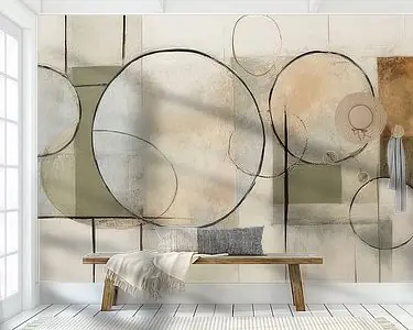 Oryginalny Abstracte Vormen Spel | Abstract Aardetinten