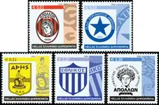 Griekenland - Sportclubs - Postfrisse serie van 5 Nowość