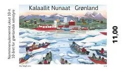 Ostatnia szansa Groenland - 10 jaar Eigen Bewind - Postfrisse postzegel