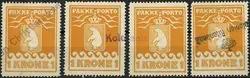 Groenland - 4 Pakketzegels AFA 11 - gestempeld Oferta