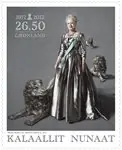 Groenland - 40 jarig bestuur Deense Koningin - Postfrisse postzegel Ekspresowa dostawa