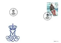 Groenland - 50th anniversary of Queen Margrethe'saccession - FDC Autentyczny