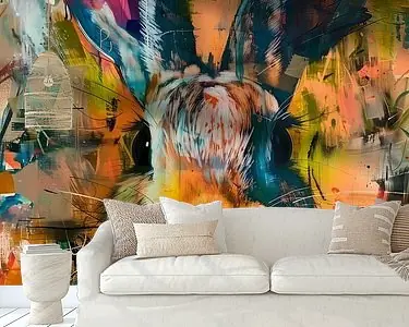 Het portret van de paashaas Wysoka jakość