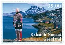 Oferta Groenland - 70e verjaardag Koningin Margarethe - Postfrisse postzegel