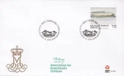 Groenland - Aquarellen van de Koningin - FDC Tani