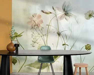 Kup teraz Veld met wilde bloemen in Japandi stijl