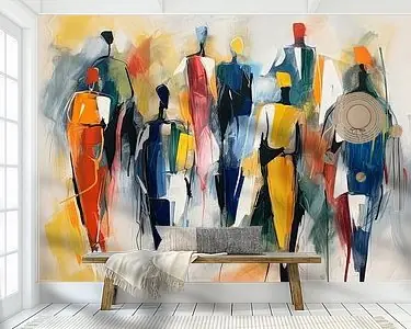 Darmowa dostawa Mensen abstract