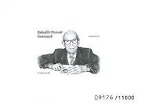 Groenland - Cz. Slania 100th anniversary - Postfrisse zwarte overdruk Tylko dziś