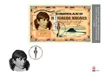 Groenland - Banknotes'21 - FDC met souvenirvelletje Wysoka jakość
