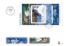 Rabat Groenland - Christianity & Hans Egede - FDC met souvenirvelletje