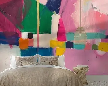 Super kleurrijk modern en abstract Nowość