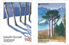 Darmowa dostawa Groenland - Europa - Postfrisse serie van 2