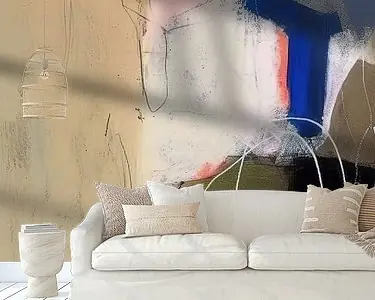 Modern abstract in vrolijke kleuren Oryginalny