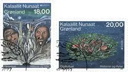 Groenland - EUROPA 2022 Stories & Myths - Gestempelde serie van 2 Zamów teraz