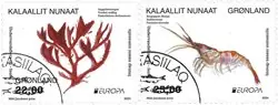 Groenland - EUROPA 2024 Underwater Fauna & Flora - Gestempelde serie van 2 Rabat