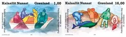 Groenland - Fisherman's & Hunter's Day - Postfrisse serie van 2 Nowość