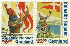 Darmowa dostawa Groenland - Hafnia 2024 - Gestempelde serie van 2