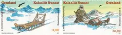 Popularny Groenland - Greenlandic dog sleds II - Postfrisse serie van 2