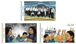 Kup teraz Groenland - Groenland 2e Wereldoorlog - Postfrisse set van 3 postzegels