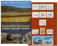Groenland - Jaarset 1991 Kup teraz