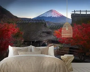 Zwrot pieniędzy Monk met Mount Fuji