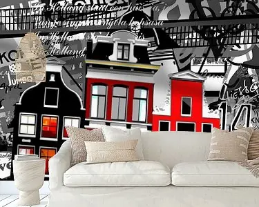 Darmowa dostawa Made in Holland - Amsterdamse grachtenpanden