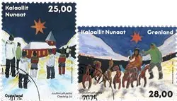 Groenland - Kerst 2025 - Gestempelde serie van 2 Zamów teraz