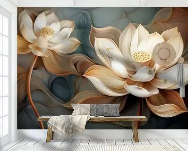 Zamów teraz Lotus Flowers Abstract