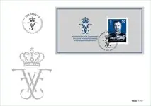 Ekspresowa dostawa Groenland - King Frederik X - FDCmetsouvenirvelletje