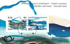 Darmowa dostawa Groenland - Norden 2012 - Gestempeld souvenir velletje